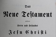 Seite einer Alten Bibel der Uehrder Kirchengemeinde